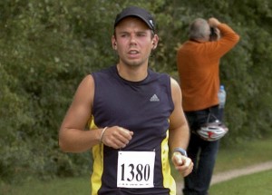 Andreas Lubitz runs the Airportrace half marathon in Hamburg