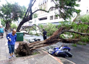 At least six dead and four missing in Taiwan typhoon