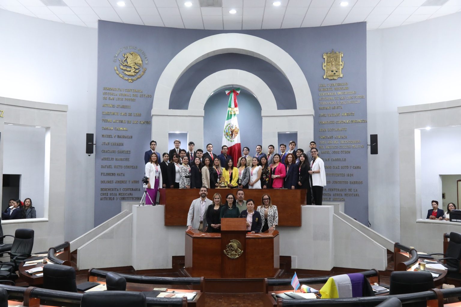 Jóvenes presentan iniciativas durante Parlamento Juvenil 2024 en el