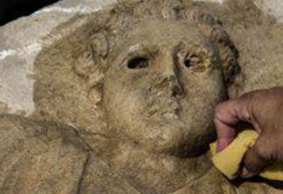  Descubren en Israel sarcófago de 1800 años de antigüedad