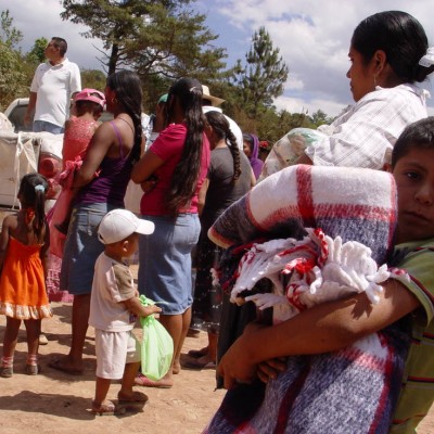  Desplazados por violencia en Guerrero, sin agua ni comida