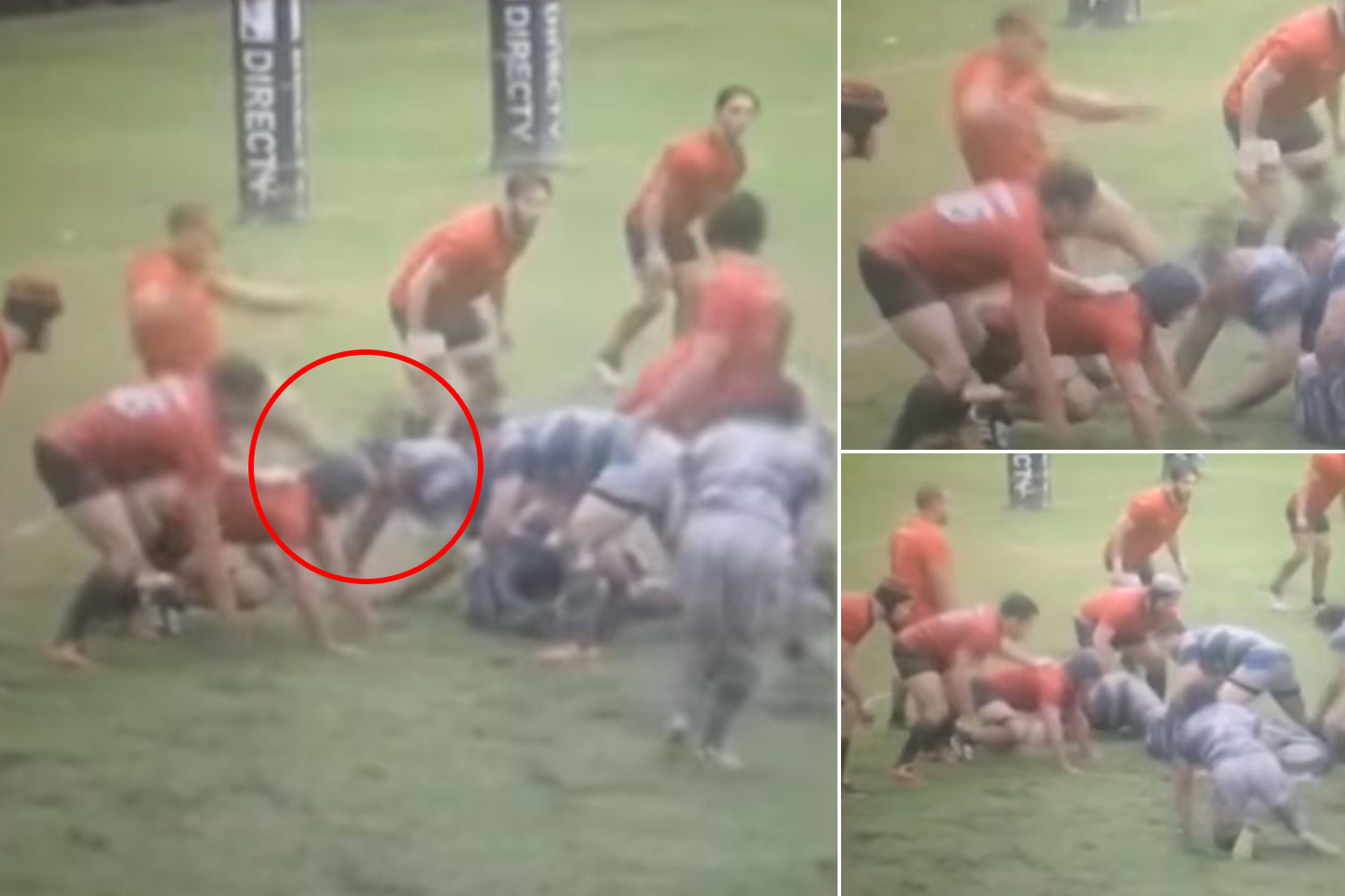  (Video) Suspenden 29 años a jugador de rugby por salvaje patada