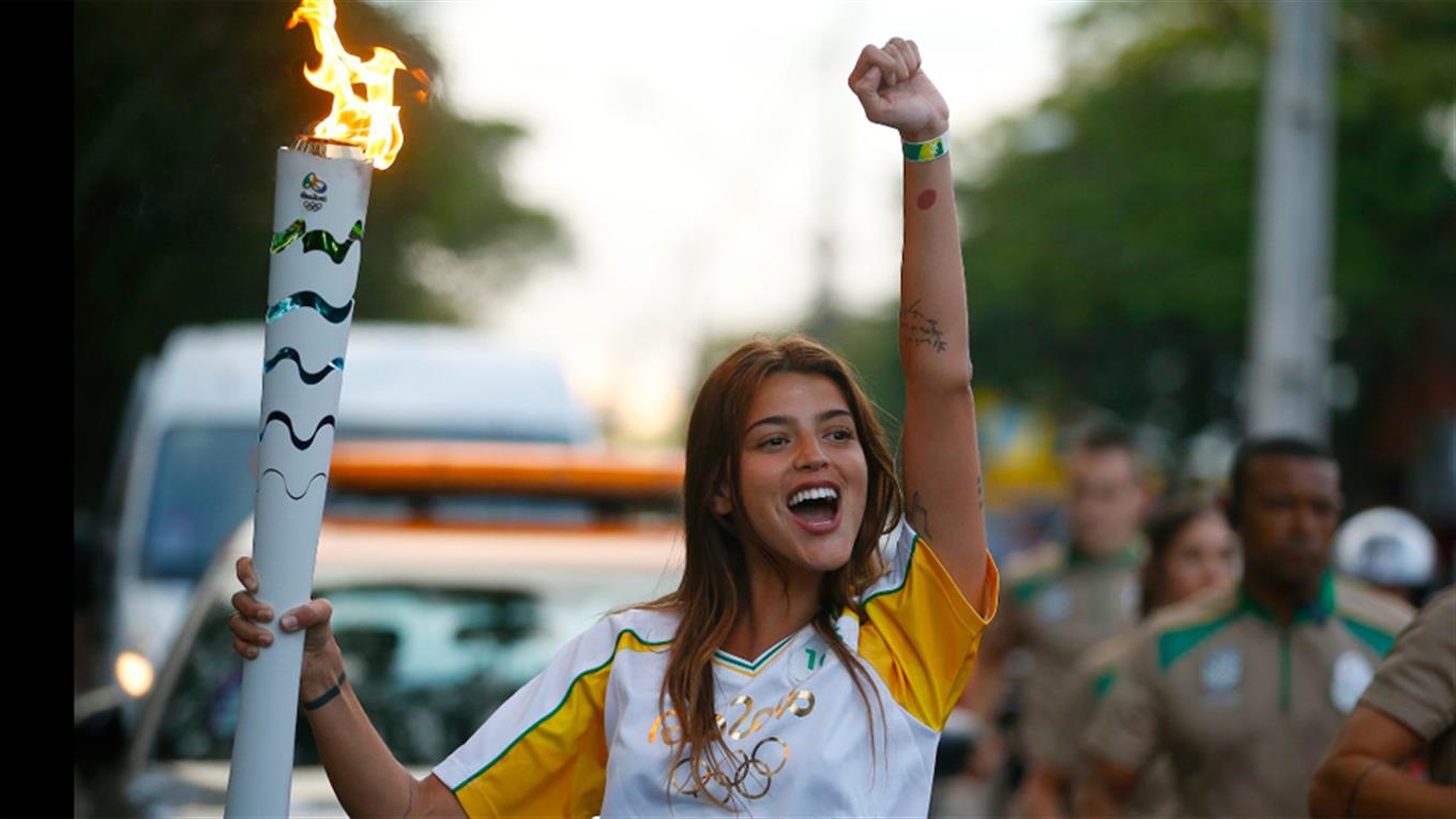  La antorcha Olímpica llegó a Rio