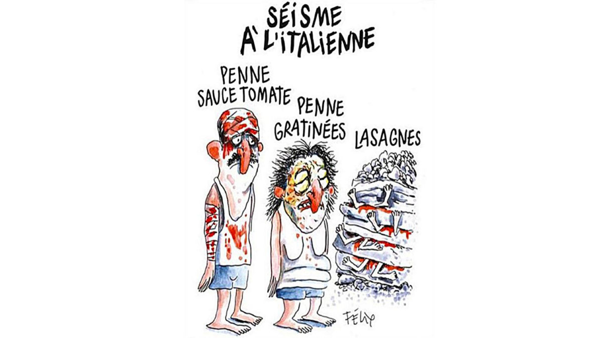  Alcaldía de Amatrice, la más afectada por sismo, denuncia de “difamación” a revista Charlie Hebdo