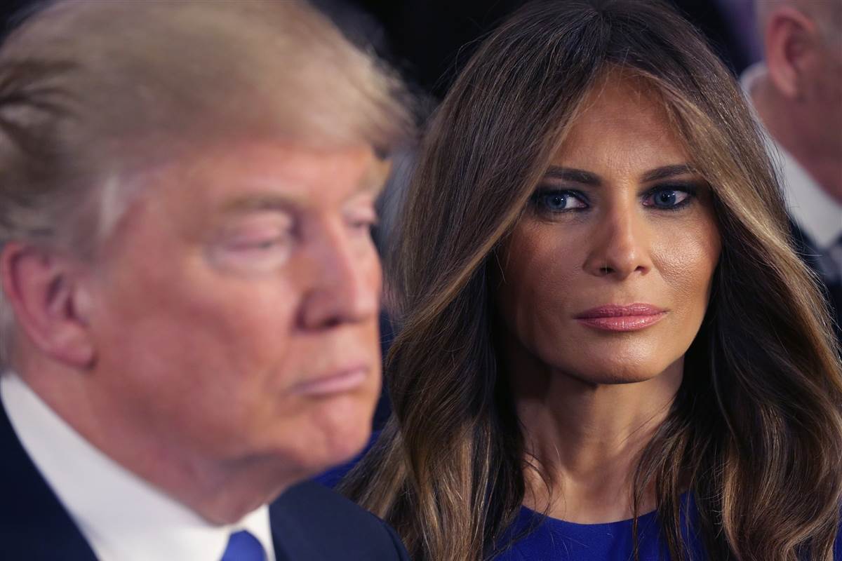  Melania Trump defiende a su marido; dice que fue “incitado” a decir comentarios masivos