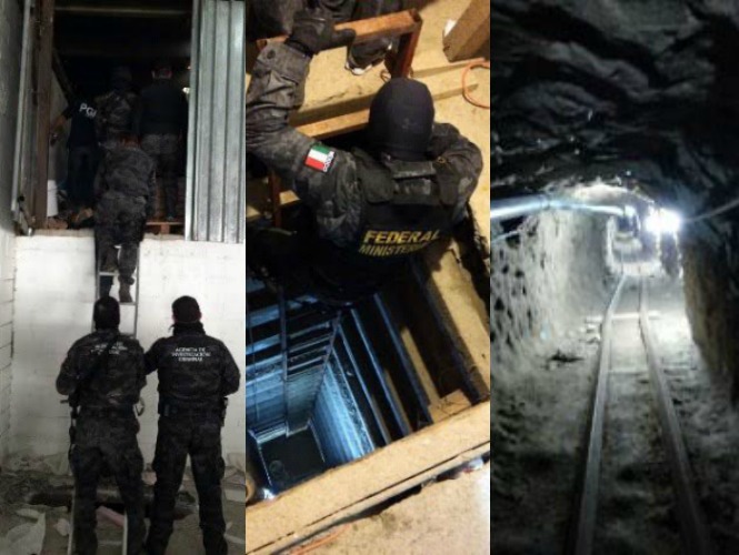  Aseguran dos túneles asociados al Cártel del Pacífico en Tijuana