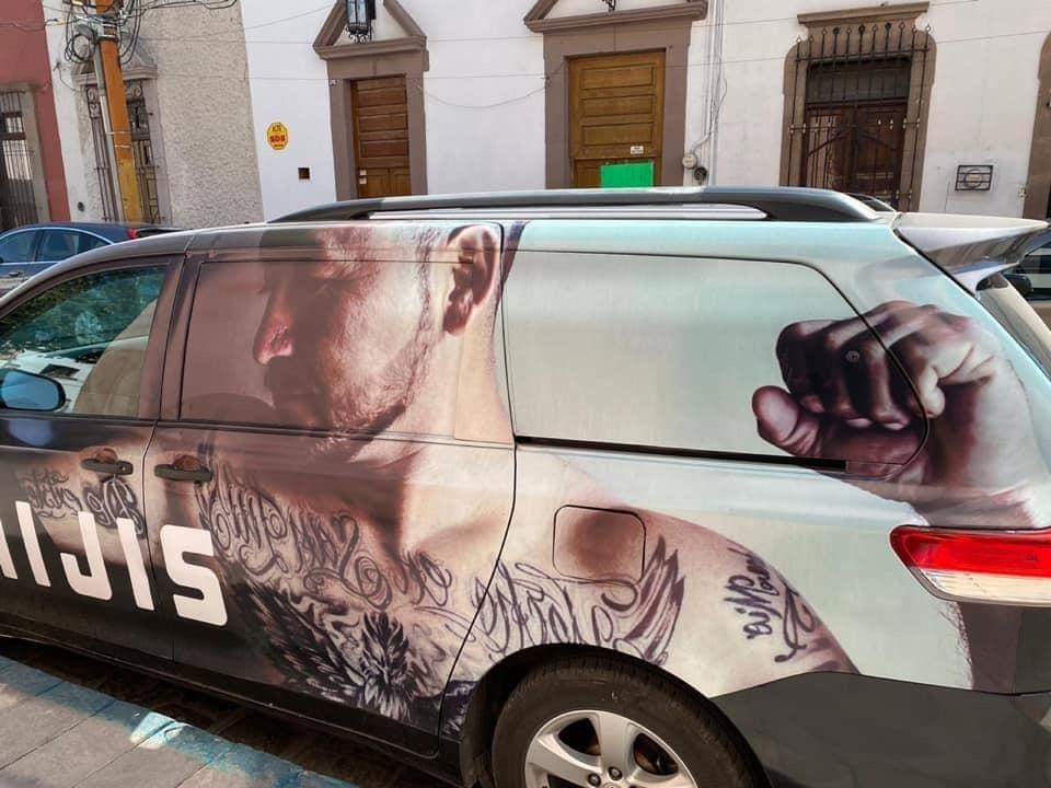  Pintura en su camioneta no es propaganda política, asegura ‘El Mijis’
