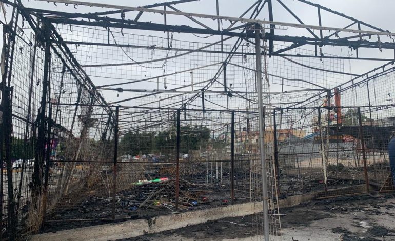  Vuelve a incendiarse la Expo Moroleón de SLP