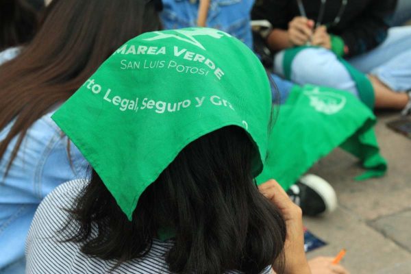  Frente Marea Verde exige a candidatos posicionarse a favor de la despenalización del aborto en SLP
