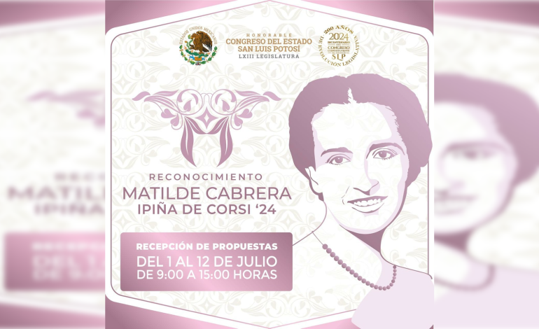  Bertha Minerva Acevedo Oliva recibirá el reconocimiento Matilde Cabrera y Ipiña de Corsí 2024