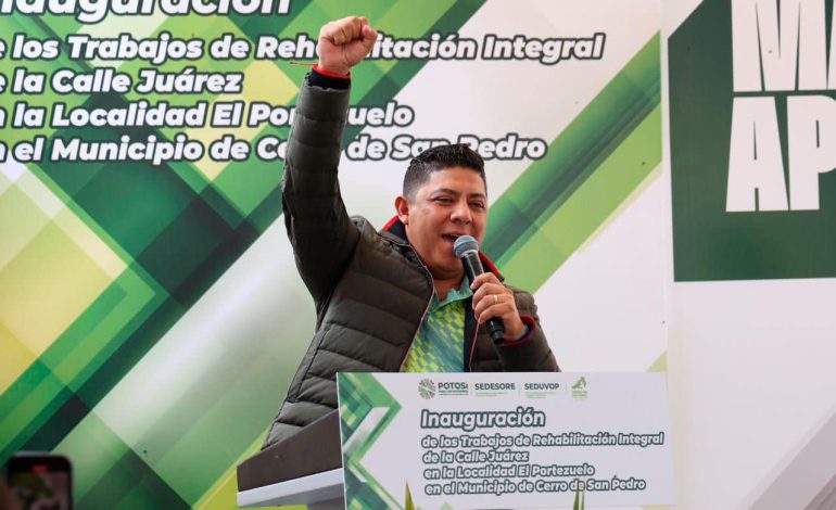  Gallardo celebra municipalización de Villa de Pozos y promete 500 mdp