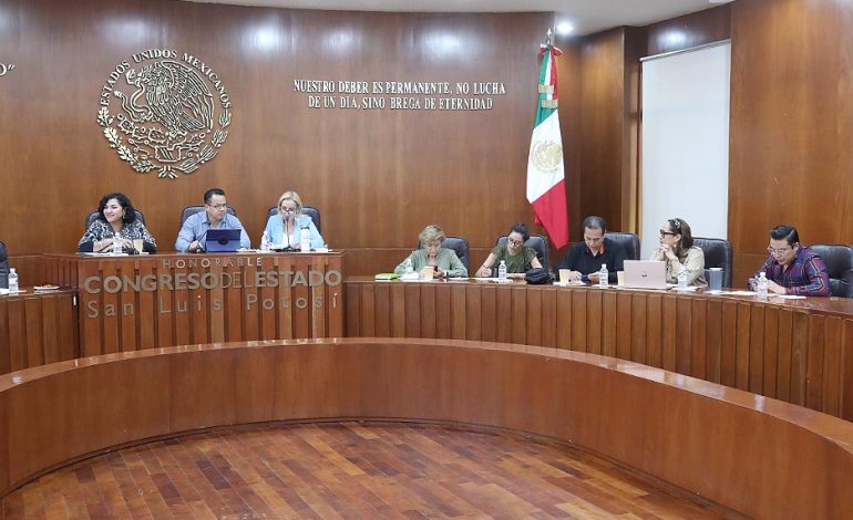  En comisiones aprueban modificaciones al Plan Estatal de Desarrollo de SLP