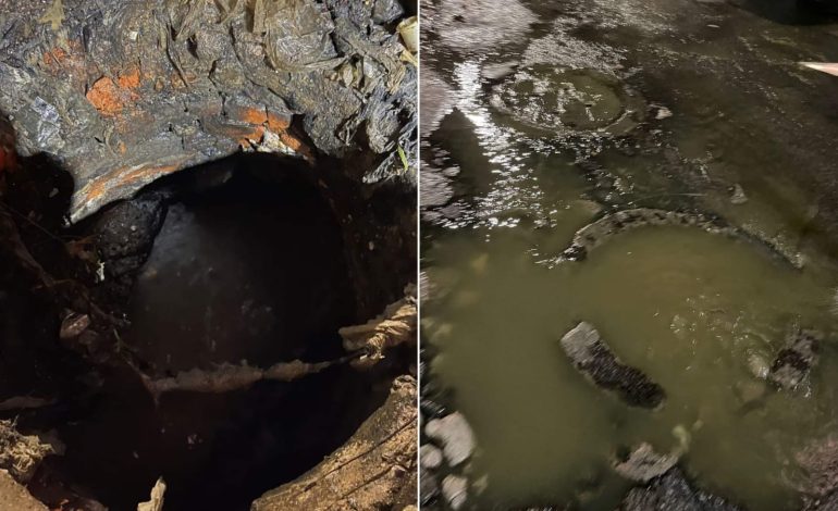  Fenapo deja sin agua a la Colonia Satélite y satura la red de drenaje sanitario