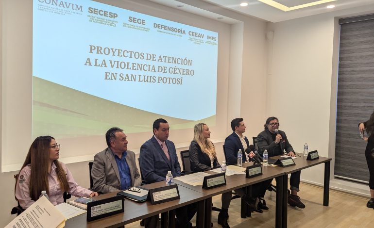  Presentan resultados de proyectos contra la violencia de género en SLP