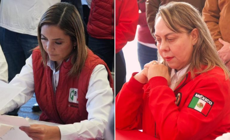  Margarita Hernández y Sara Rocha buscan la dirigencia estatal del PRI